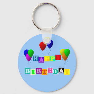 Chaveiro Feliz aniversario com os balões por ShirleyTaylor