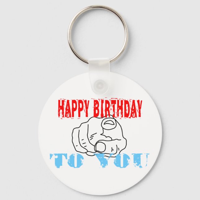 Chaveiro Feliz Aniversário Para Você (Frente)