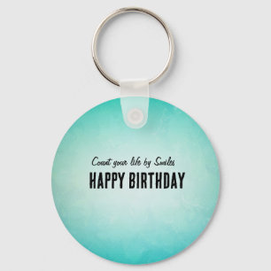 Chaveiro Feliz Aniversário, Plate Design