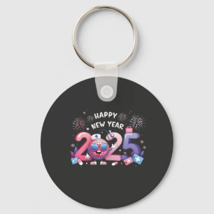 Chaveiro Feliz ano novo 2025 Enfermagem Disco Ball Saúde