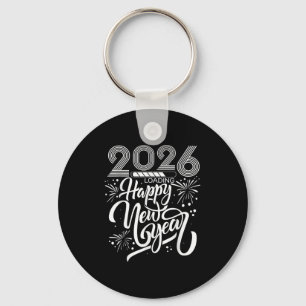 Chaveiro Feliz ano novo 2026 Anos novos De Carregamento Do