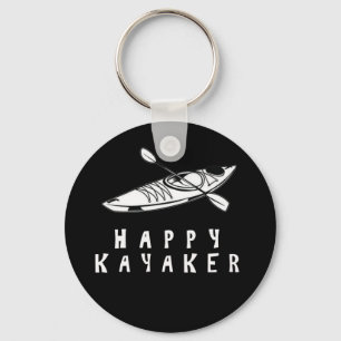 Chaveiro Feliz barco Kayaker Kayak
