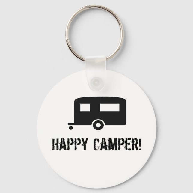 Chaveiro Feliz Camper! (Frente)