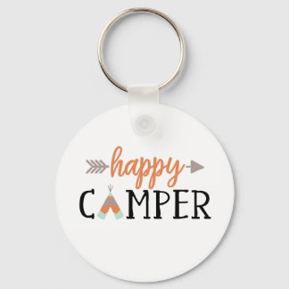 Chaveiro Feliz Camper, Acampamento
