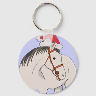 Chaveiro Feliz Cavalo de Natal