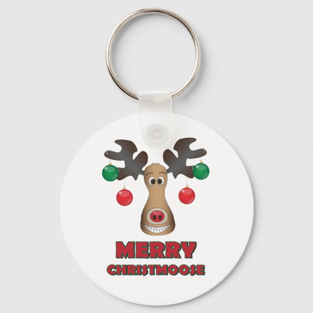 Chaveiro Feliz Christmoose! (Frente)