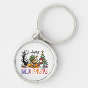 Chaveiro Feliz Clipart do Hallothanksmas