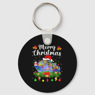 Chaveiro Feliz Cruisemas Iluminação de Natal Papai Noel Cru