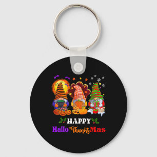 Chaveiro Feliz de Ação de Graças dos Gnomos do Hallothanksm