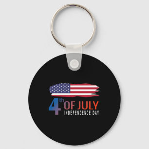 Chaveiro Feliz Dia da Independência 2023 Bandeira Americana