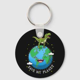 Chaveiro Feliz Dia da Terra 2019 Dinossauro T-rex Crianças