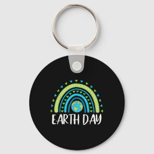 Chaveiro Feliz Dia da Terra Arco-Íris Cuja Terra é Mulher