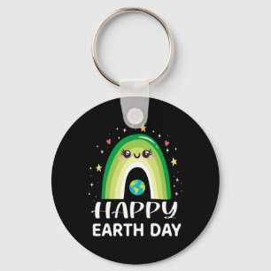 Chaveiro Feliz Dia Da Terra Camisa Mundo Giro Para Mulheres
