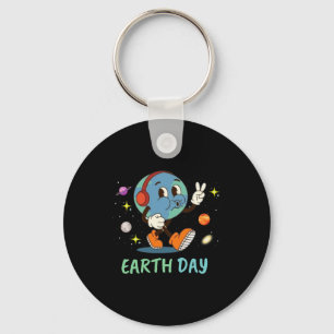 Chaveiro Feliz Dia da Terra Engraçado Dia da Terra Crianças