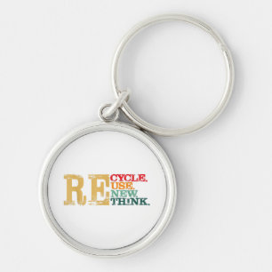 Chaveiro Feliz Dia da Terra Recicle Reutilize Renove Repens