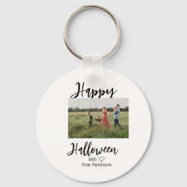 Chaveiro Feliz Dia das Bruxas adiciona o nome da família a 