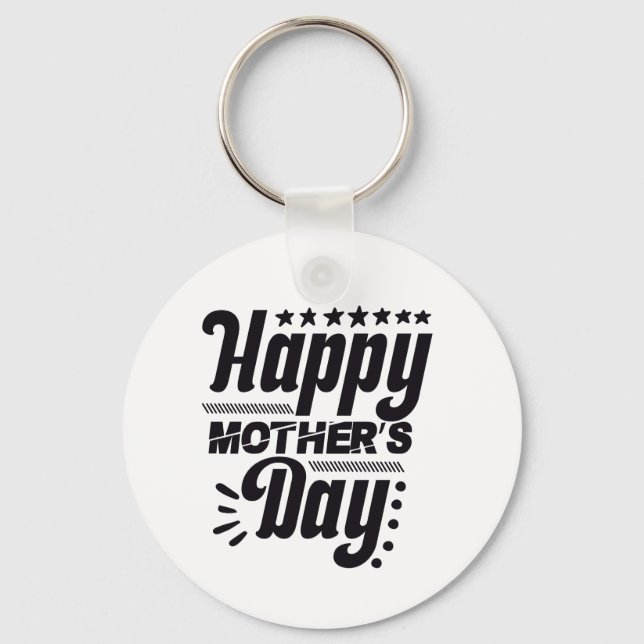 Chaveiro Feliz Dia das Mães  (Frente)