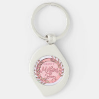 Feliz Dia das Mães Elegante Moderno Floral Rosa