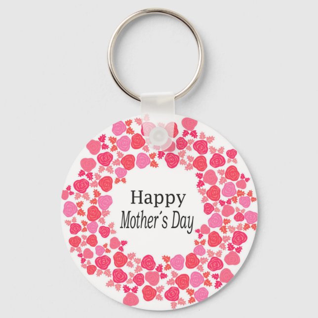 Chaveiro Feliz dia de as mães (Frente)