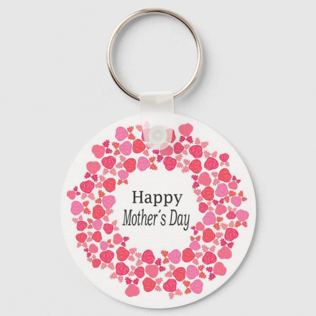 Chaveiro Feliz dia de as mães (Frente)