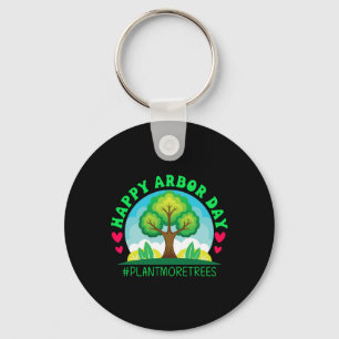 Chaveiro Feliz Dia de Porto Árvore de Camisa Plantando Teer