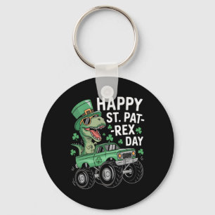 Chaveiro Feliz Dia de São Pat-rex Patrick Dinossauro Monstr