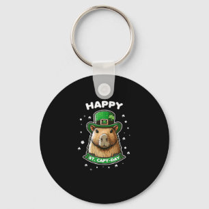 Chaveiro Feliz Dia de São Patrício de Capy Day para Capybar