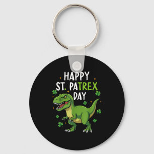 Chaveiro Feliz dia de São Patrício dinossauro meninos crian