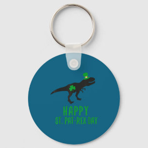 Chaveiro Feliz dia de st. pat-rex dia de st. patricks dinos