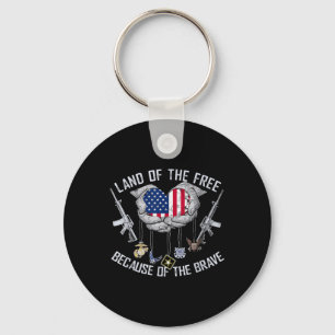Chaveiro Feliz Dia do Memorial Oferece Bandeira Americana P