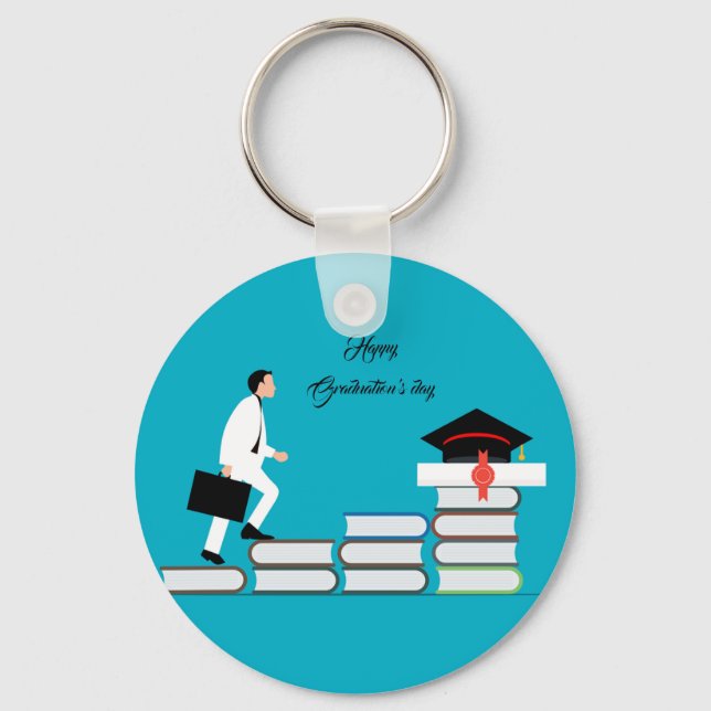 Chaveiro Feliz Dia dos Graduações (Frente)