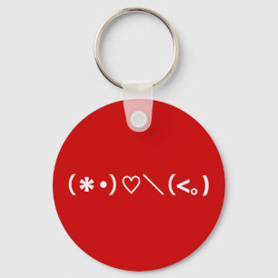 Chaveiro Feliz dia dos namorados/Emoticons japoneses