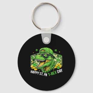 Chaveiro Feliz Dia St Pat-rex Dinosaur Camo St Patricks Day