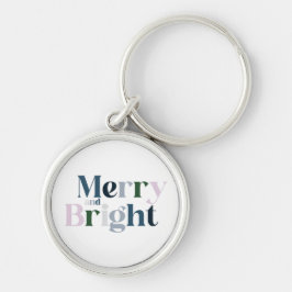 Chaveiro Feliz E Feliz Natal Festivo