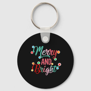 Chaveiro Feliz E Noite De Natal Brilhante Família Xmas