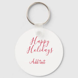 Chaveiro Feliz feriado natalino simples mi