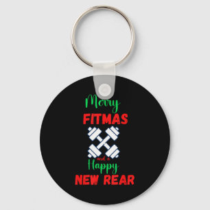 Chaveiro Feliz Fitmas E Feliz Ano Novo Fitness Natal Divert
