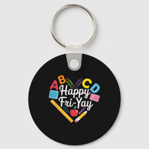 Chaveiro Feliz Fri-yay Divertido Professor Vida Fim de Sema