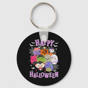Chaveiro Feliz Halloween Esquadrão Mallow Dando Presentes B