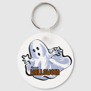Chaveiro Feliz Halloween Fantasma