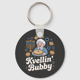 Chaveiro Feliz Hanukkah Engraçado Feriado Judeu Kvellin Bub