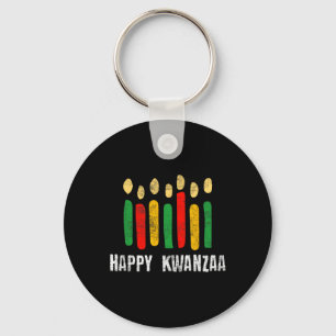 Chaveiro Feliz Kwanzaa Kinara Sete Velas Princípios De K