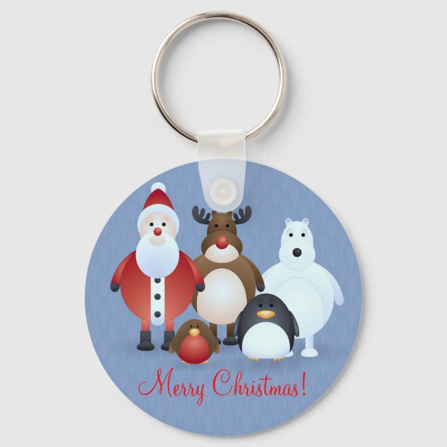 Chaveiro Feliz Natal (Frente)