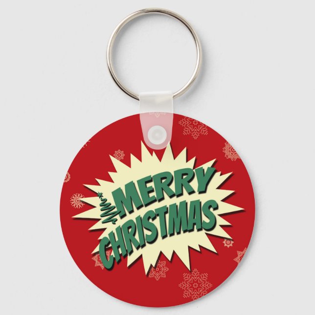 Chaveiro Feliz Natal (Frente)