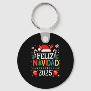 Chaveiro Feliz Natal 2025 Família Correspondente Espanhol N