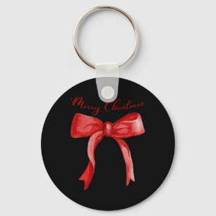 Chaveiro Feliz Natal, Arco Vermelho, Feliz E Brilho