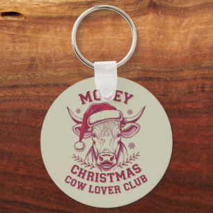 Chaveiro Feliz Natal Clube Western Cow Lover Natal