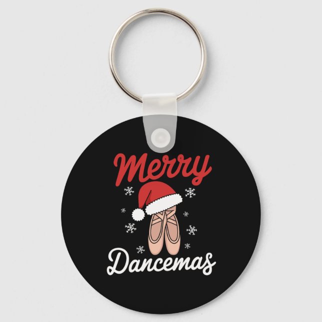 Chaveiro Feliz Natal Dançante Professor de Dança do Dia das (Frente)
