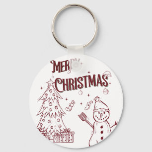 Chaveiro Feliz Natal Divertido