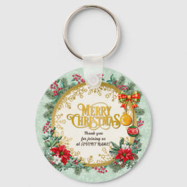 Chaveiro Feliz Natal e Feliz ano novo por Amor